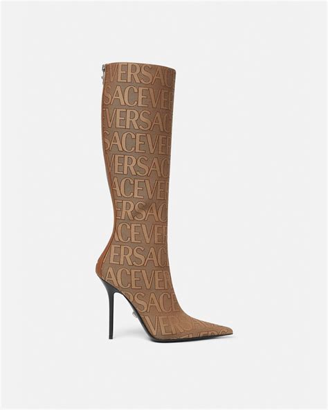 versace all over boots|boots Versace woman.